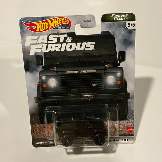 Hot Wheels Premium | Land Rover Defender (Black)