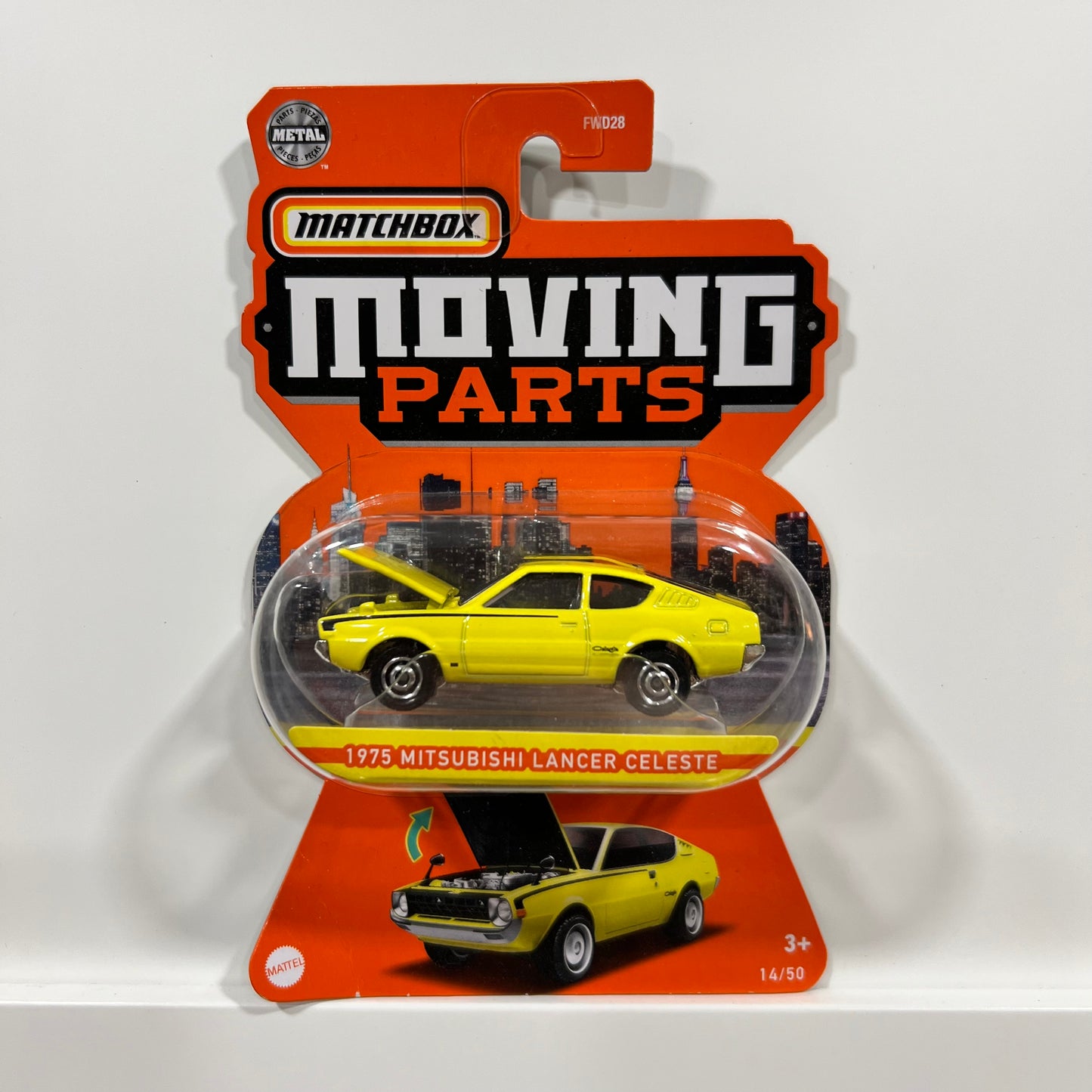 MB Moving Parts | Mitsubishi Lancer (Yellow)