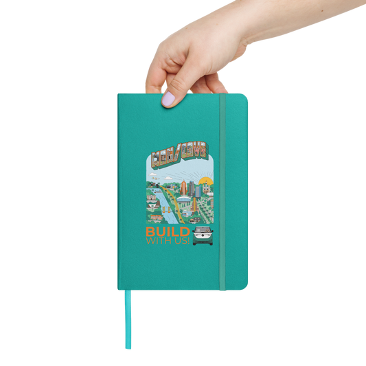 Hardcover bound notebook