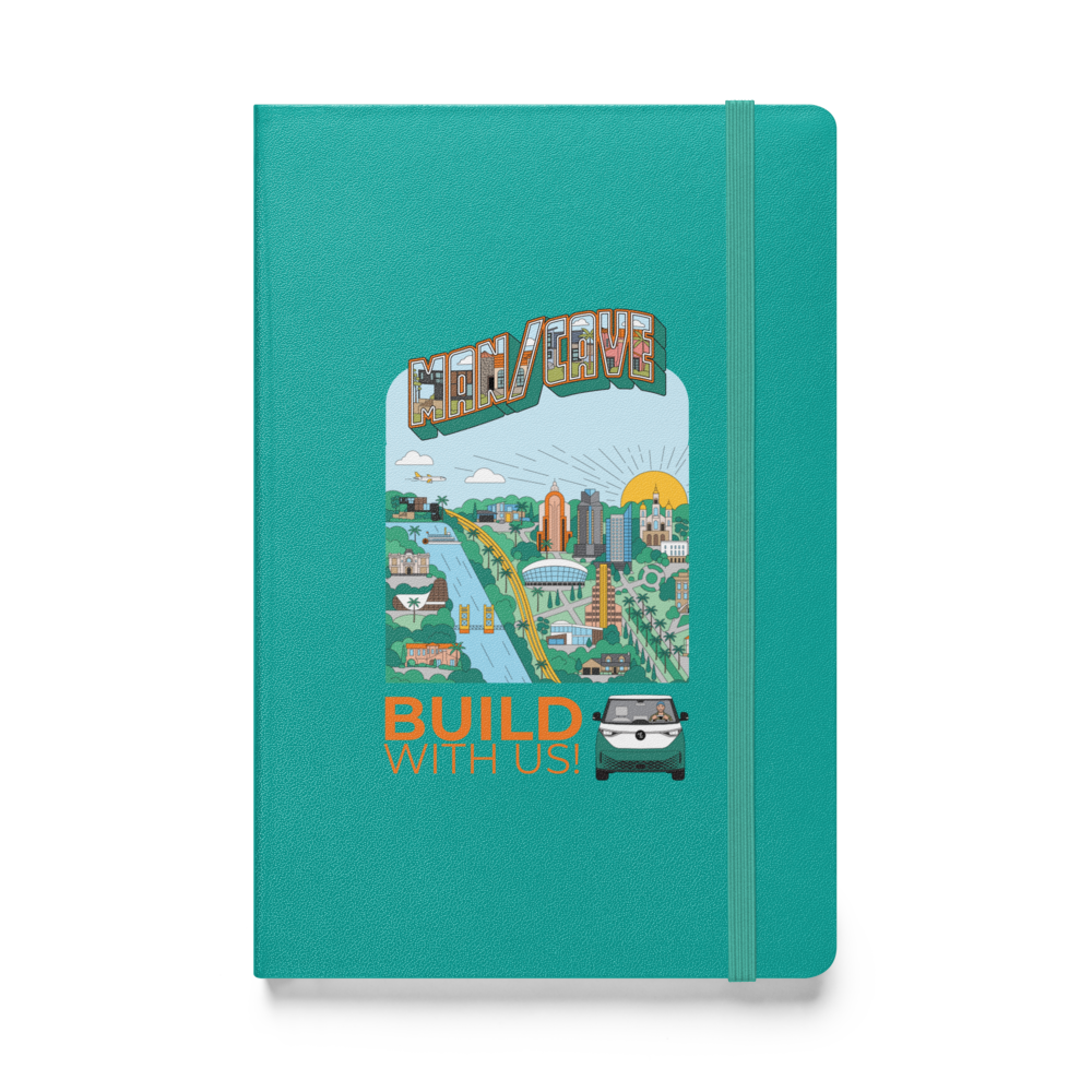 Hardcover bound notebook