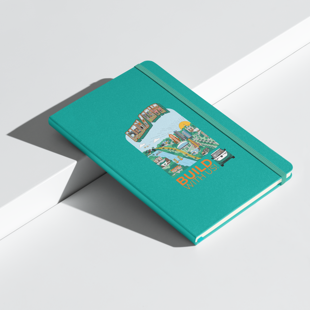 Hardcover bound notebook